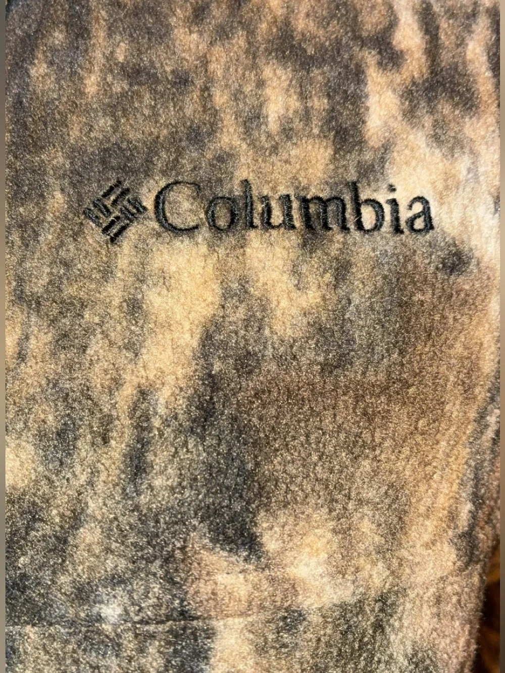Columbia Youth 10/12 Camo Full Zip Fleece Jacket Unisex